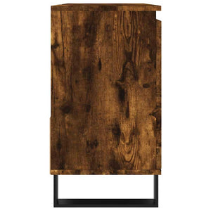 Ντουλάπι Μπάνιου Καπνιστή Δρυς 65x33x60 εκ. Επεξεργασμένο Ξύλο