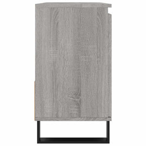 Ντουλάπι Μπάνιου Γκρι Sonoma 65x33x60 εκ. Επεξεργασμένο Ξύλο