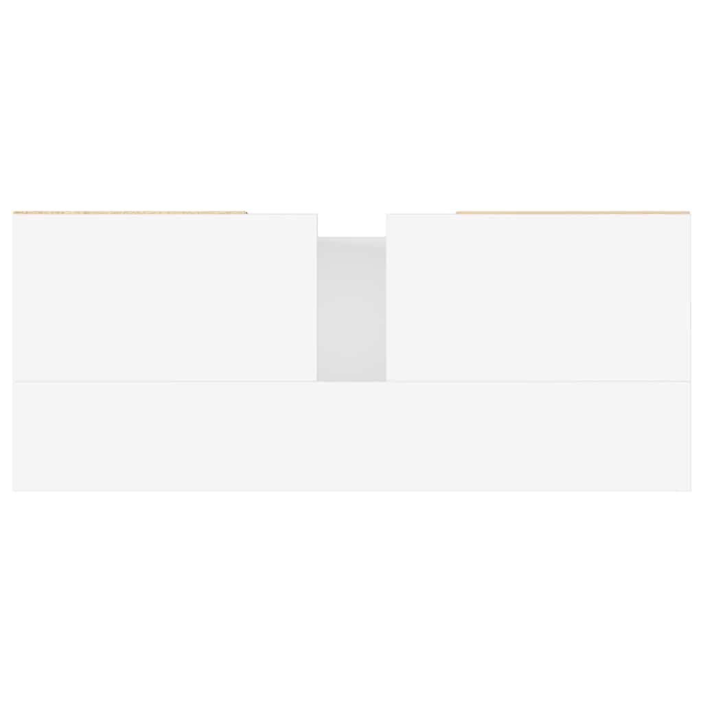 Ντουλάπι Μπάνιου Λευκό 80 x 33 x 60 εκ. Επεξεργασμένο Ξύλο - Pakobazaar