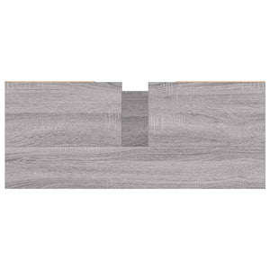 Ντουλάπι Μπάνιου Γκρι Sonoma 80 x 33 x 60 εκ. από Επεξεργ. Ξύλο