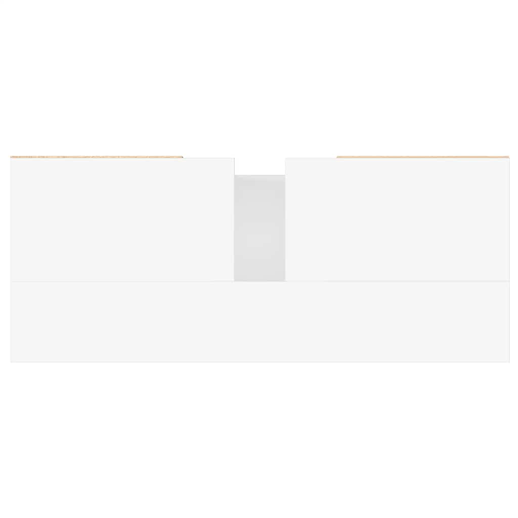 Ντουλάπι Μπάνιου Λευκό 80 x 33 x 60 εκ. Επεξεργασμένο Ξύλο - Pakobazaar