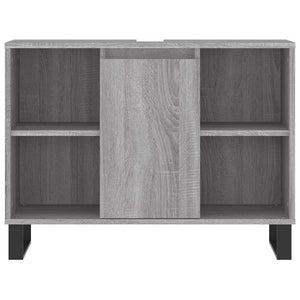 Ντουλάπι Μπάνιου Γκρι Sonoma 80 x 33 x 60 εκ. από Επεξεργ. Ξύλο - Pakobazaar