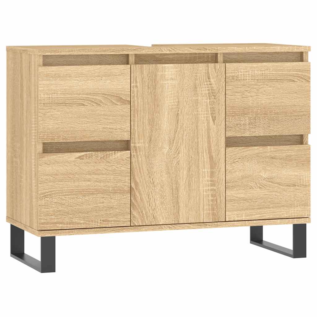 Ντουλάπι Μπάνιου Sonoma Δρυς 80 x 33 x 60 εκ. από Επεξεργ. Ξύλο