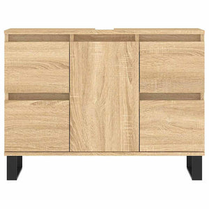 Ντουλάπι Μπάνιου Sonoma Δρυς 80 x 33 x 60 εκ. από Επεξεργ. Ξύλο