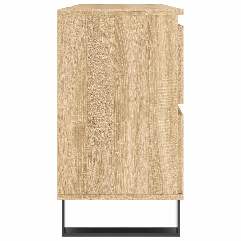 Ντουλάπι Μπάνιου Sonoma Δρυς 80 x 33 x 60 εκ. από Επεξεργ. Ξύλο
