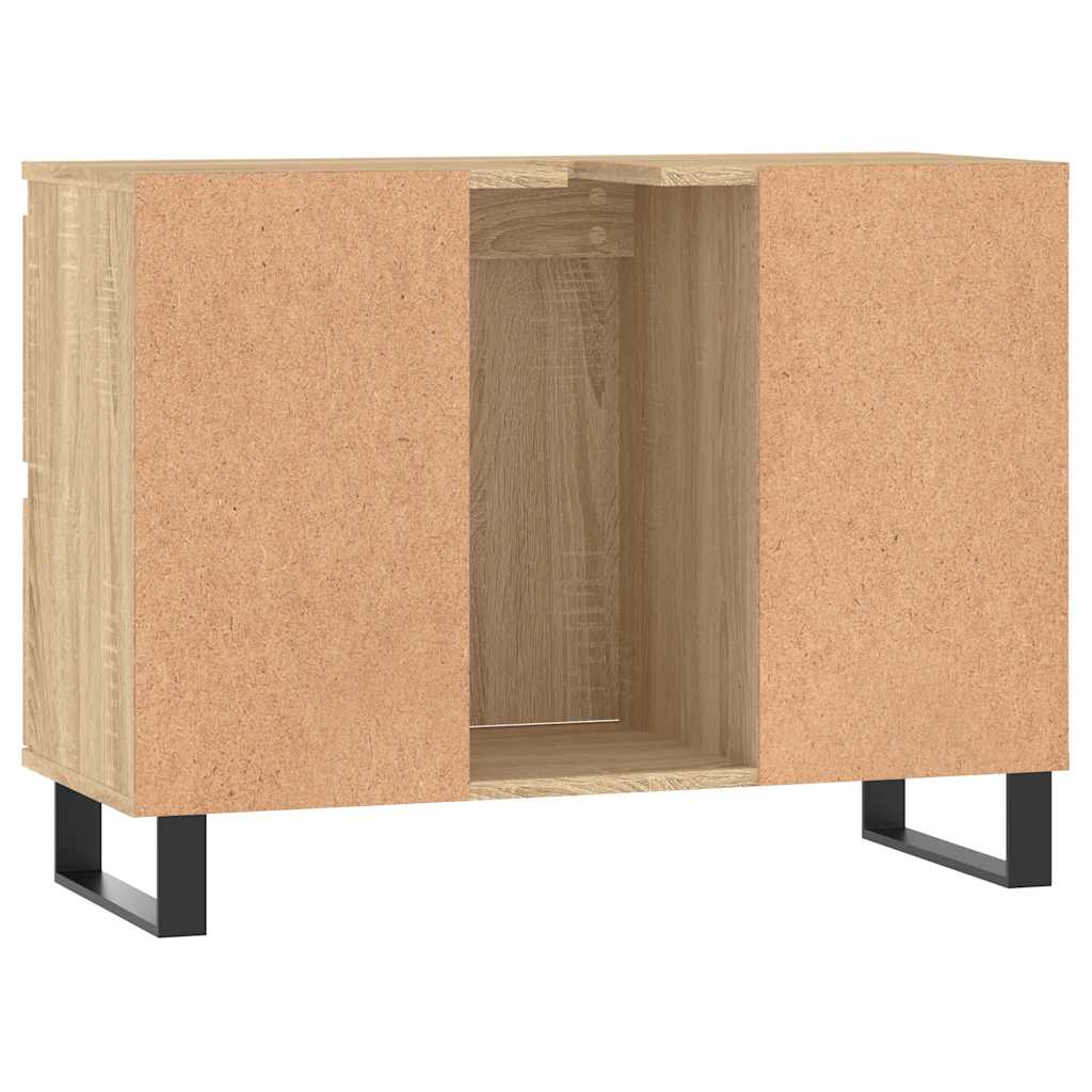 Ντουλάπι Μπάνιου Sonoma Δρυς 80 x 33 x 60 εκ. από Επεξεργ. Ξύλο