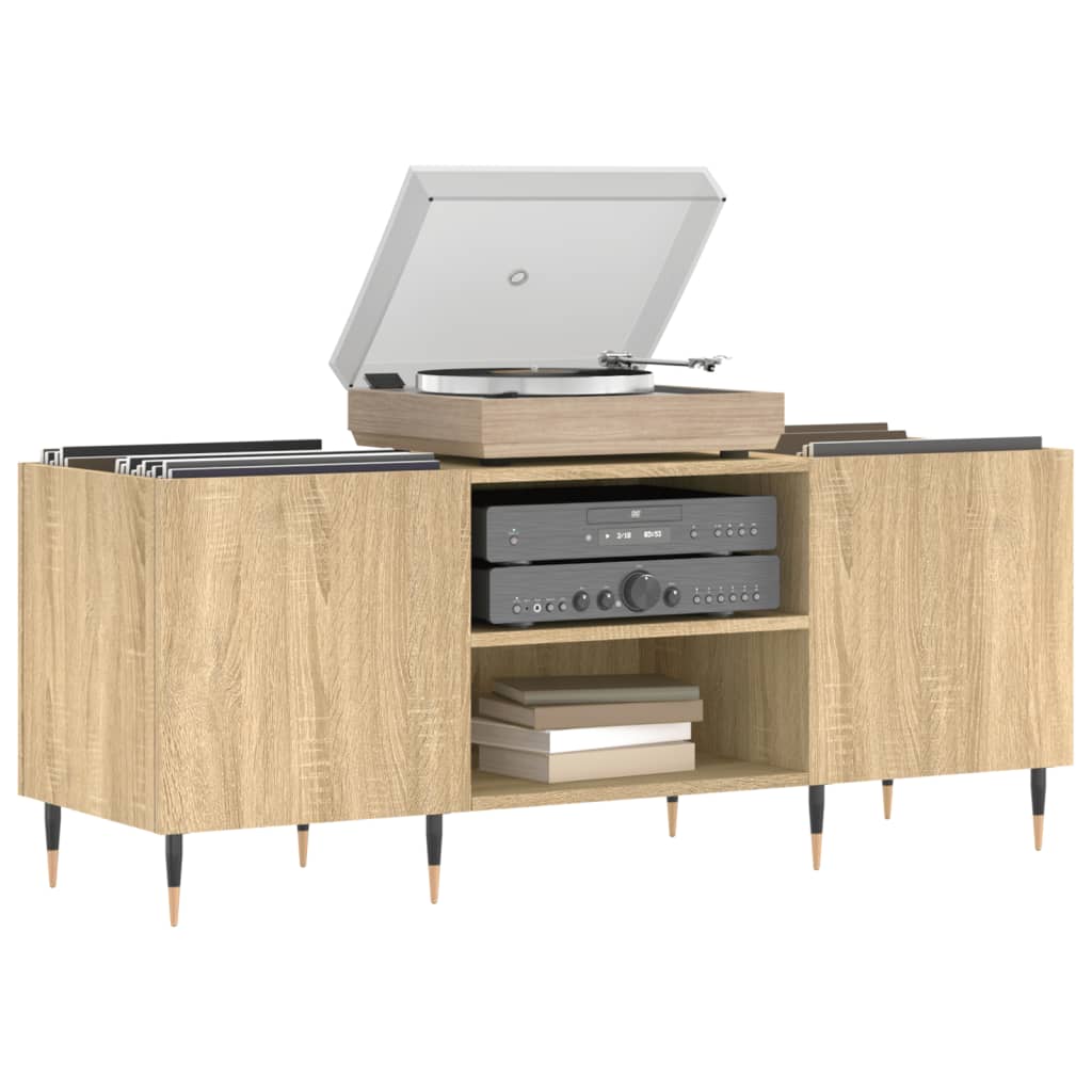Δισκοθήκη Sonoma Δρυς 121 x 38 x 48 εκ. από Επεξεργασμένο Ξύλο