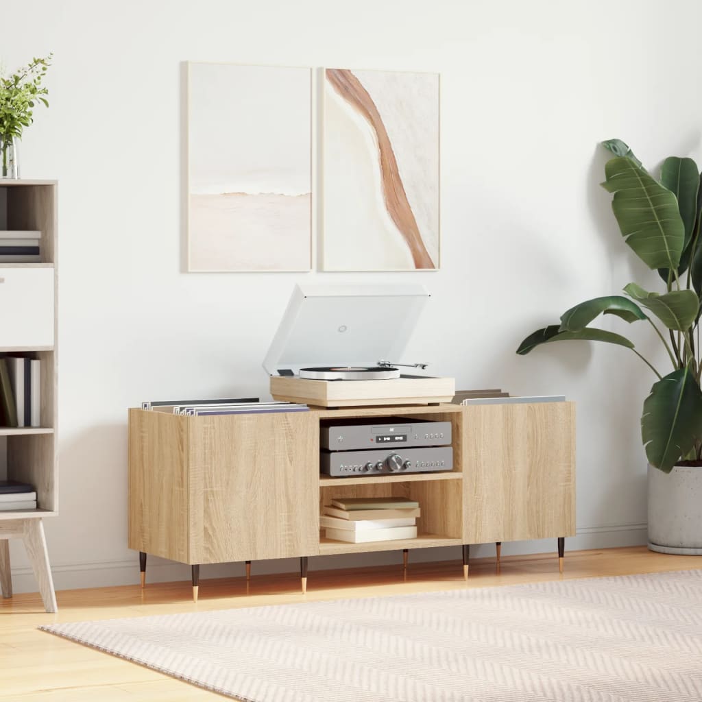 Δισκοθήκη Sonoma Δρυς 121 x 38 x 48 εκ. από Επεξεργασμένο Ξύλο