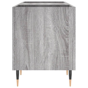 Δισκοθήκη Γκρι Sonoma 121 x 38 x 48 εκ. από Επεξεργασμένο Ξύλο