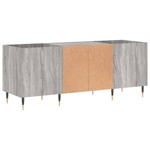 Δισκοθήκη Γκρι Sonoma 121 x 38 x 48 εκ. από Επεξεργασμένο Ξύλο