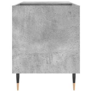 Δισκοθήκη Γκρι Σκυροδέματος 85 x 38 x 48 εκ. από Επεξεργ. Ξύλο