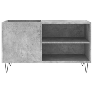 Δισκοθήκη Γκρι Σκυροδέματος 85 x 38 x 48 εκ. από Επεξεργ. Ξύλο