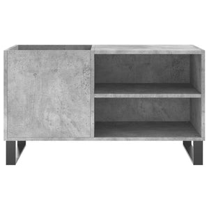 Δισκοθήκη Γκρι Σκυροδέματος 85 x 38 x 48 εκ. από Επεξεργ. Ξύλο - Pakobazaar