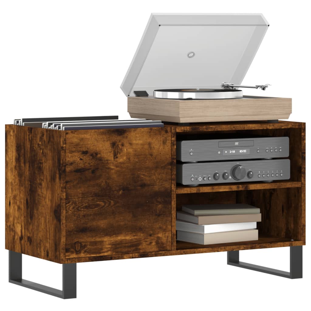 Δισκοθήκη Καπνιστή Δρυς 85 x 38 x 48 εκ. από Επεξεργασμένο Ξύλο - Pakobazaar