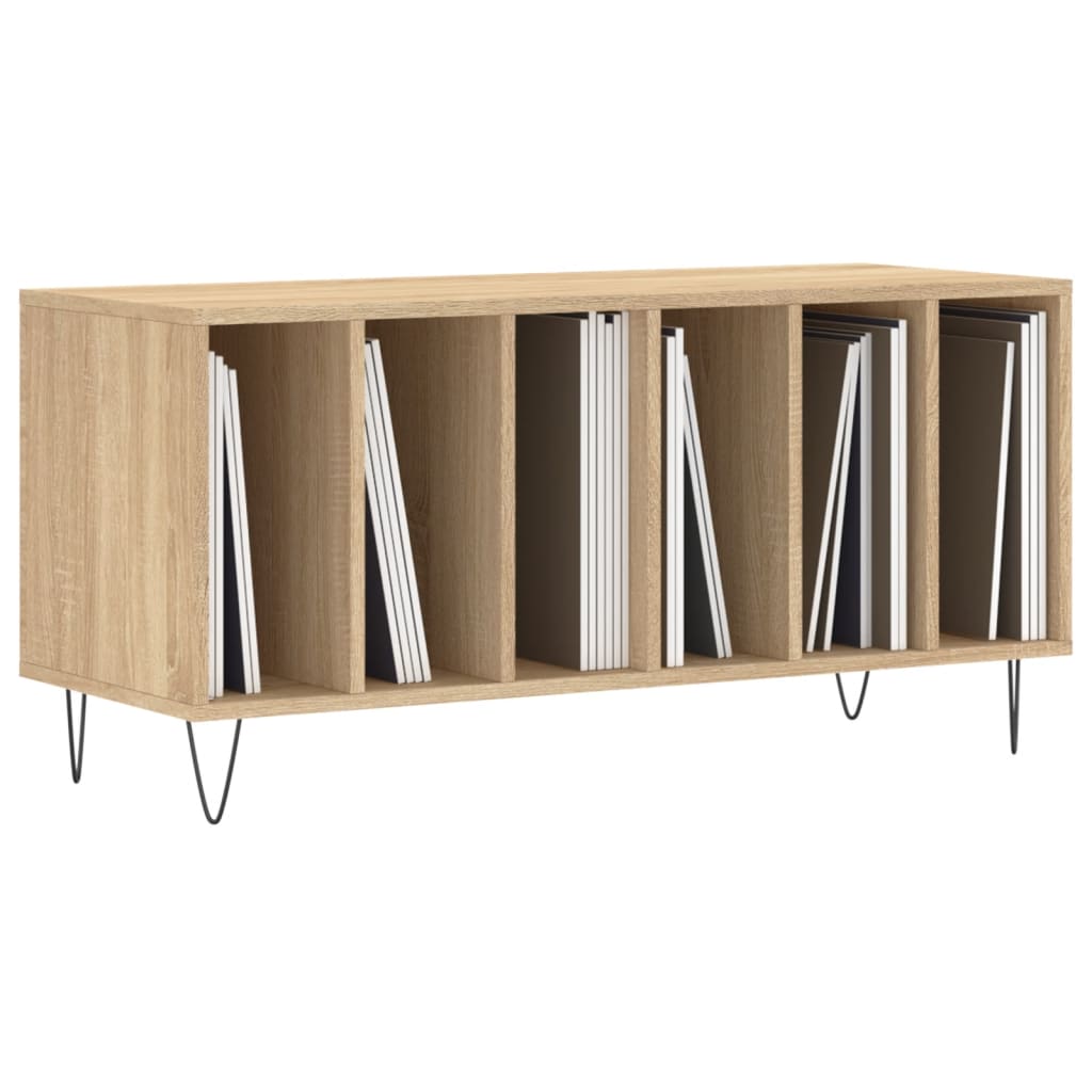 Έπιπλο Δίσκων Sonoma Δρυς 100x38x48 εκ. από Επεξεργασμένο Ξύλο - Pakobazaar