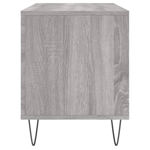 Έπιπλο Δίσκων Γκρι Sonoma 100x38x48 εκ. από Επεξεργασμένο Ξύλο