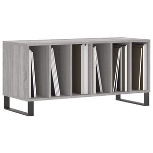 Έπιπλο Δίσκων Γκρι Sonoma 100x38x48 εκ. από Επεξεργασμένο Ξύλο