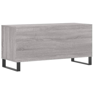 Έπιπλο Δίσκων Γκρι Sonoma 100x38x48 εκ. από Επεξεργασμένο Ξύλο