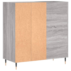 Δισκοθήκη Γκρι Sonoma 84,5 x 38 x 89 εκ. από Επεξεργασμένο Ξύλο - Pakobazaar