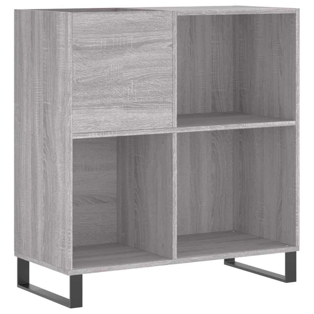 Δισκοθήκη Γκρι Sonoma 84,5 x 38 x 89 εκ. από Επεξεργασμένο Ξύλο