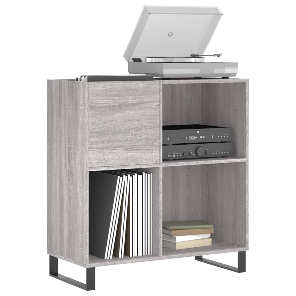 Δισκοθήκη Γκρι Sonoma 84,5 x 38 x 89 εκ. από Επεξεργασμένο Ξύλο