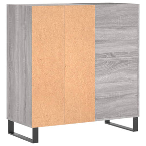 Δισκοθήκη Γκρι Sonoma 84,5 x 38 x 89 εκ. από Επεξεργασμένο Ξύλο