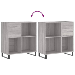 Δισκοθήκη Γκρι Sonoma 84,5 x 38 x 89 εκ. από Επεξεργασμένο Ξύλο