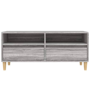 Έπιπλο Τηλεόρασης Γκρι Sonoma 100x34,5x44,5 εκ. Επεξεργ. Ξύλο