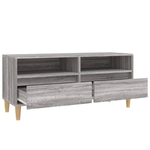 Έπιπλο Τηλεόρασης Γκρι Sonoma 100x34,5x44,5 εκ. Επεξεργ. Ξύλο