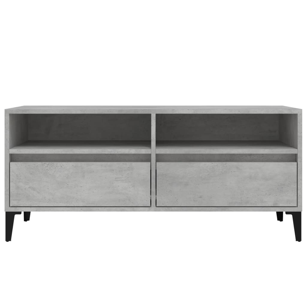 Έπιπλο Τηλεόρασης Γκρι Σκυρ. 100 x 34,5 x 44,5 εκ. Επεξ. Ξύλο - Pakobazaar
