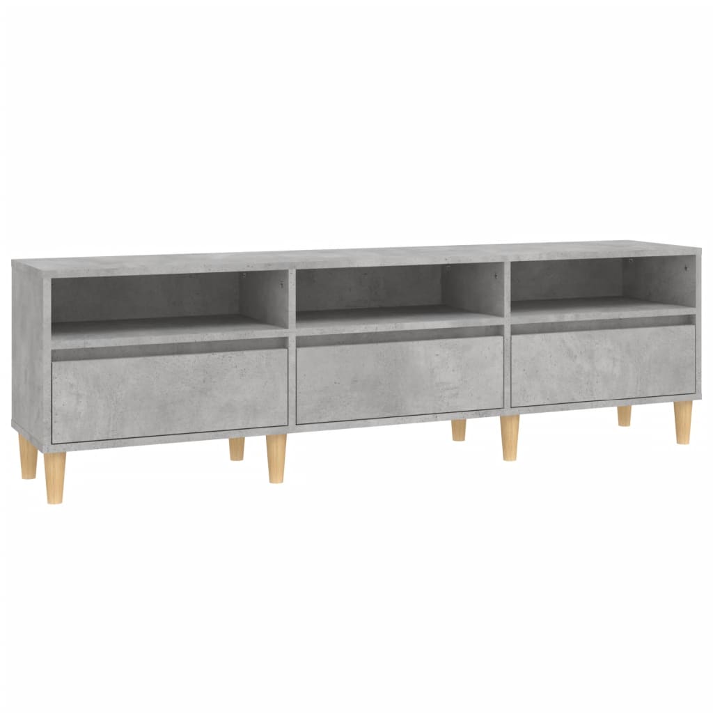 Έπιπλο Τηλεόρασης Γκρι Σκυρ. 150x30x44,5 εκ. Επεξ. Ξύλο - Pakobazaar