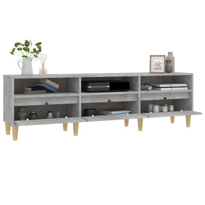 Έπιπλο Τηλεόρασης Γκρι Σκυρ. 150x30x44,5 εκ. Επεξ. Ξύλο - Pakobazaar
