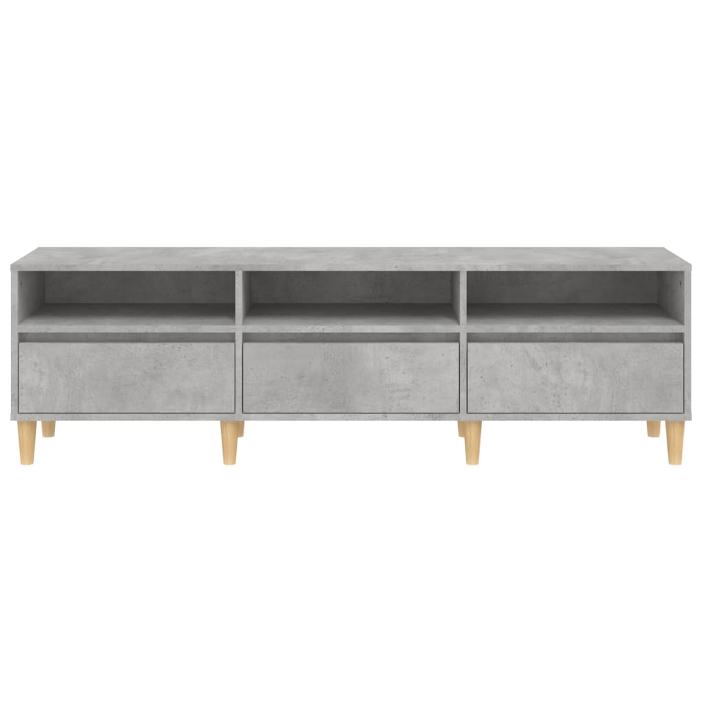 Έπιπλο Τηλεόρασης Γκρι Σκυρ. 150x30x44,5 εκ. Επεξ. Ξύλο - Pakobazaar