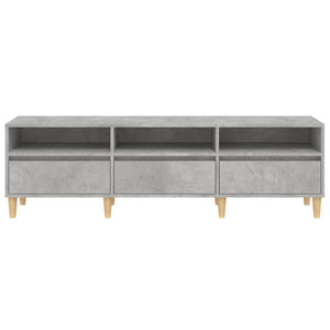 Έπιπλο Τηλεόρασης Γκρι Σκυρ. 150x30x44,5 εκ. Επεξ. Ξύλο - Pakobazaar