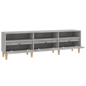 Έπιπλο Τηλεόρασης Γκρι Σκυρ. 150x30x44,5 εκ. Επεξ. Ξύλο - Pakobazaar