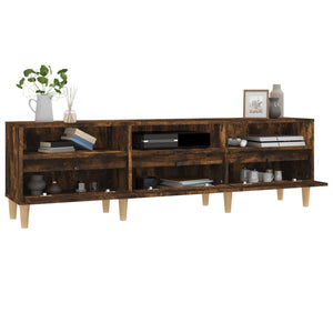 Έπιπλο Τηλεόρασης Καπνιστή Δρυς 150x30x44,5 εκ. Επεξ. Ξύλο