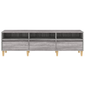 Έπιπλο Τηλεόρασης Γκρι Sonoma 150x30x44,5 εκ. από Επεξεργ. Ξύλο