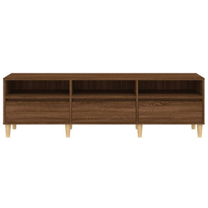 Έπιπλο Τηλεόρασης Καφέ Δρυς 150x30x44,5 εκ. Επεξεργασμένο Ξύλο