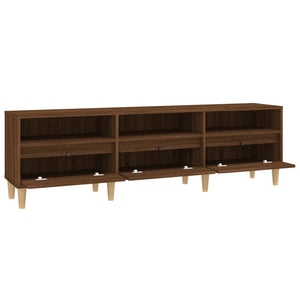 Έπιπλο Τηλεόρασης Καφέ Δρυς 150x30x44,5 εκ. Επεξεργασμένο Ξύλο