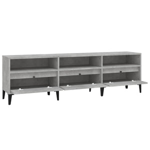 Έπιπλο Τηλεόρασης Γκρι Σκυρ. 150x30x44,5 εκ. Επεξ. Ξύλο - Pakobazaar