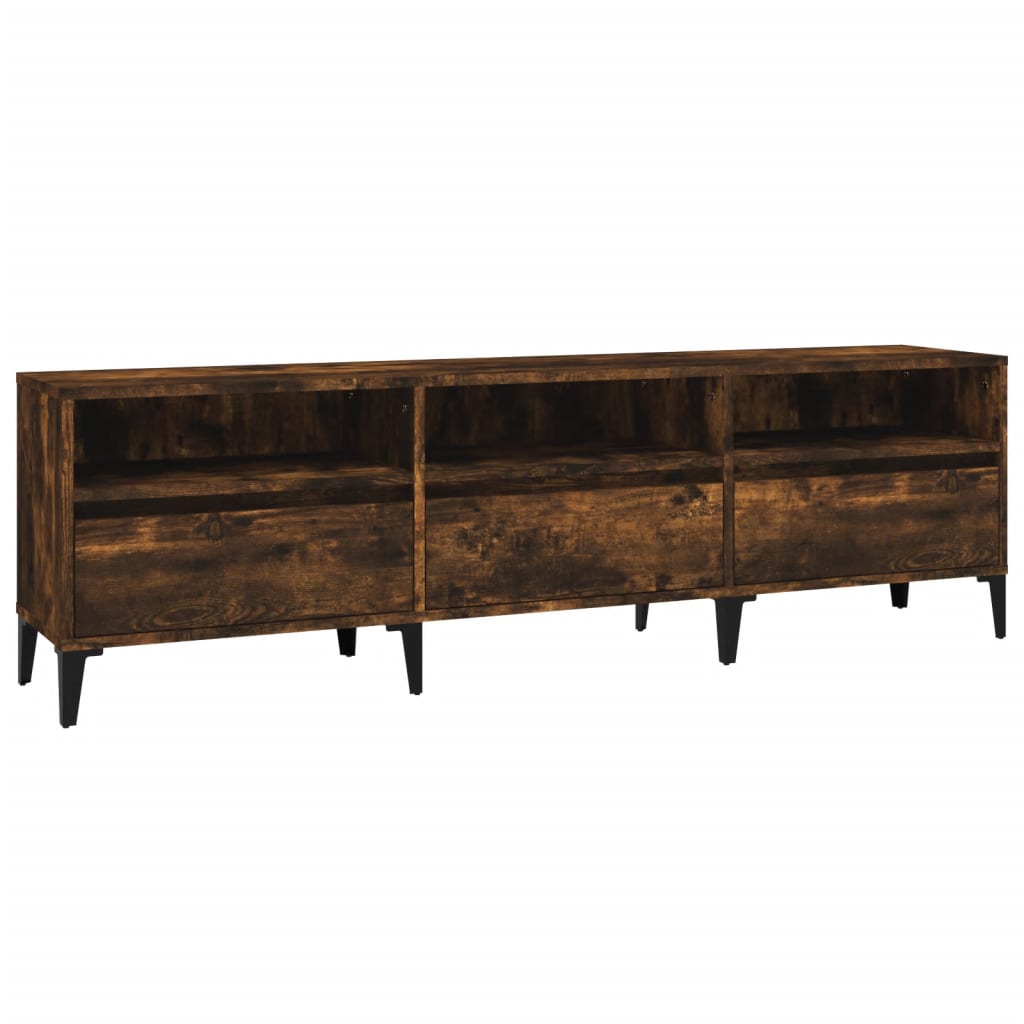 Έπιπλο Τηλεόρασης Καπνιστή Δρυς 150x30x44,5 εκ. Επεξ. Ξύλο - Pakobazaar
