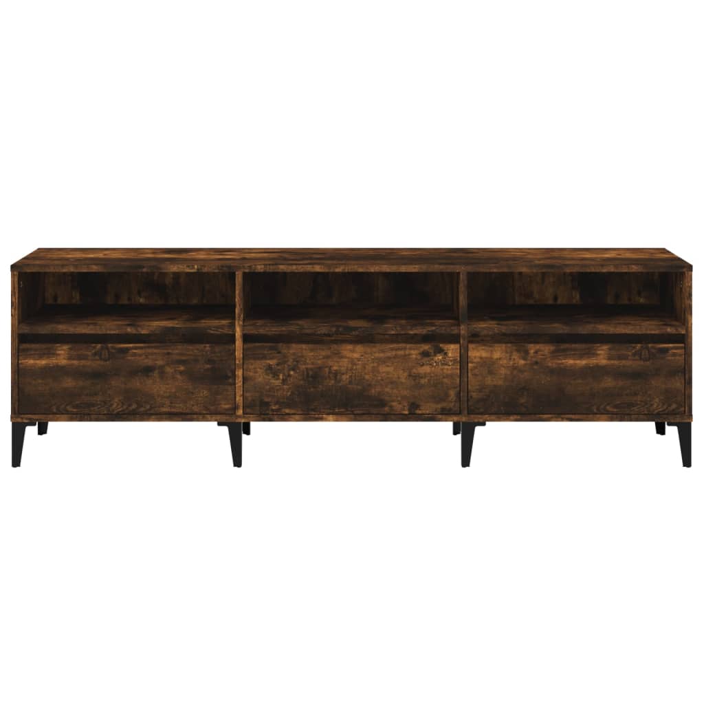Έπιπλο Τηλεόρασης Καπνιστή Δρυς 150x30x44,5 εκ. Επεξ. Ξύλο - Pakobazaar