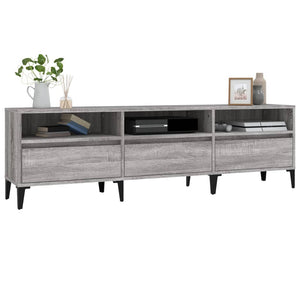 Έπιπλο Τηλεόρασης Γκρι Sonoma 150x30x44,5 εκ. από Επεξεργ. Ξύλο - Pakobazaar