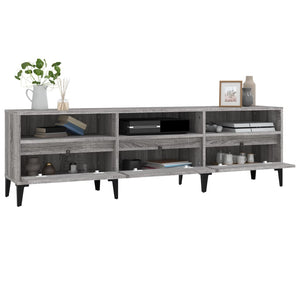 Έπιπλο Τηλεόρασης Γκρι Sonoma 150x30x44,5 εκ. από Επεξεργ. Ξύλο - Pakobazaar