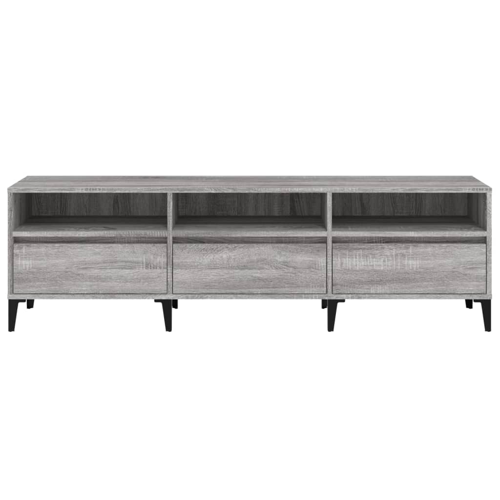 Έπιπλο Τηλεόρασης Γκρι Sonoma 150x30x44,5 εκ. από Επεξεργ. Ξύλο - Pakobazaar