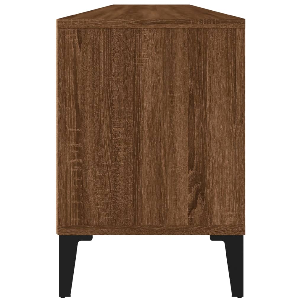 Έπιπλο Τηλεόρασης Καφέ Δρυς 150x30x44,5 εκ. Επεξεργασμένο Ξύλο