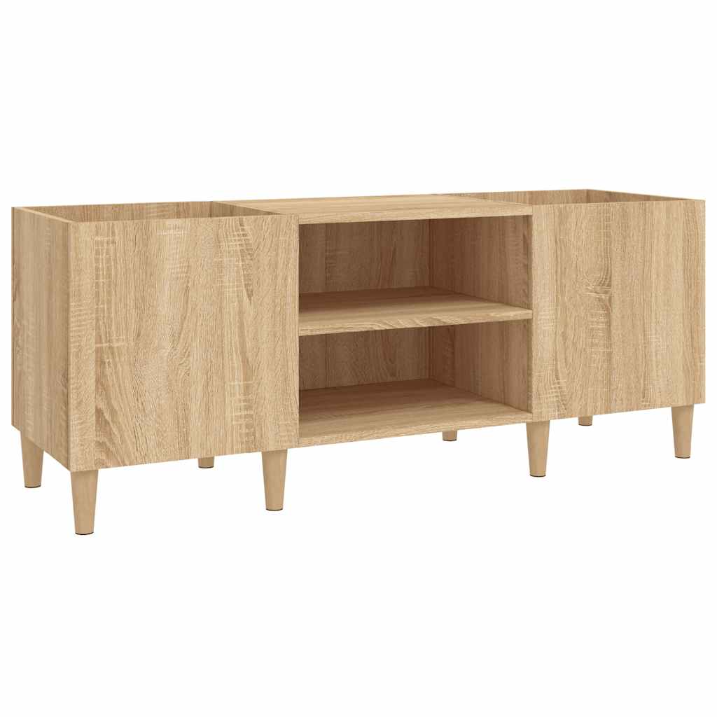 Ντουλάπι δίσκων Sonoma Δρυς 121 x 38 x 48 εκ. από επεξεργασμένο ξύλο - Pakobazaar