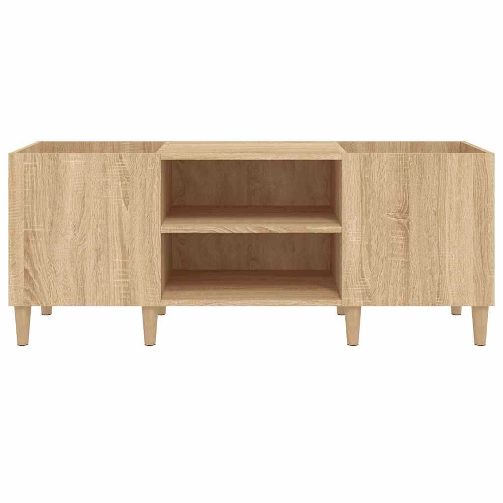 Ντουλάπι δίσκων Sonoma Δρυς 121 x 38 x 48 εκ. από επεξεργασμένο ξύλο - Pakobazaar