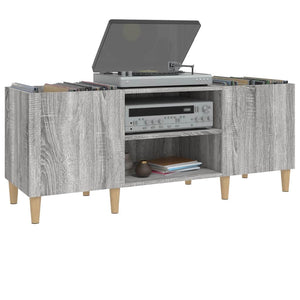 Δισκοθήκη Γκρι Sonoma 121 x 38 x 48 εκ. από Επεξεργασμένο Ξύλο - Pakobazaar