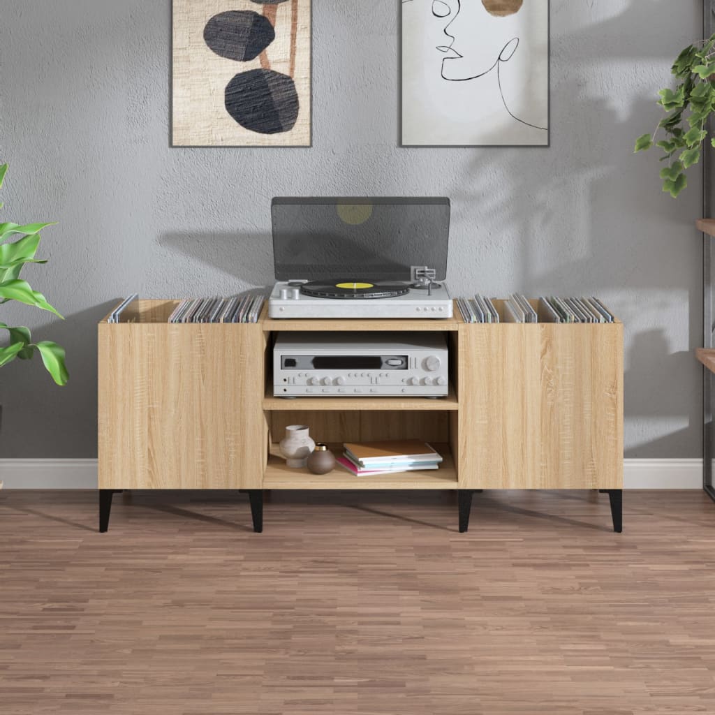 Δισκοθήκη Sonoma Δρυς 121 x 38 x 48 εκ. από Επεξεργασμένο Ξύλο